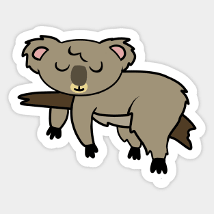 Cute Koala Bear Hanging Animal Sticker